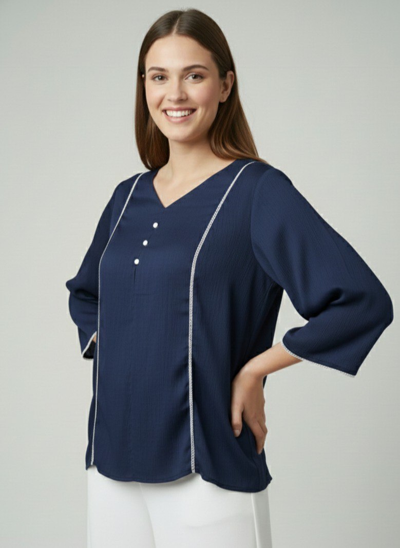 Woman Fnacy  Delta Silk Top & Tunic