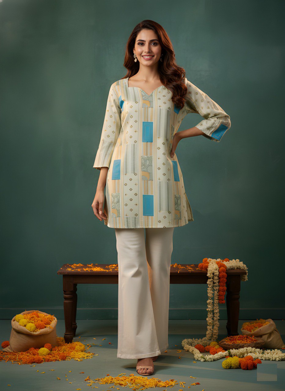Woman Cotton Fancy Tunic & Top