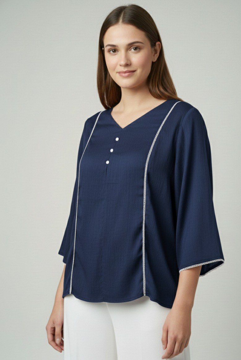 Woman Fnacy  Delta Silk Top & Tunic