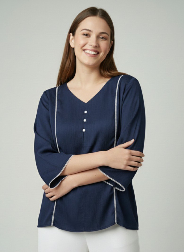 Woman Fnacy  Delta Silk Top & Tunic