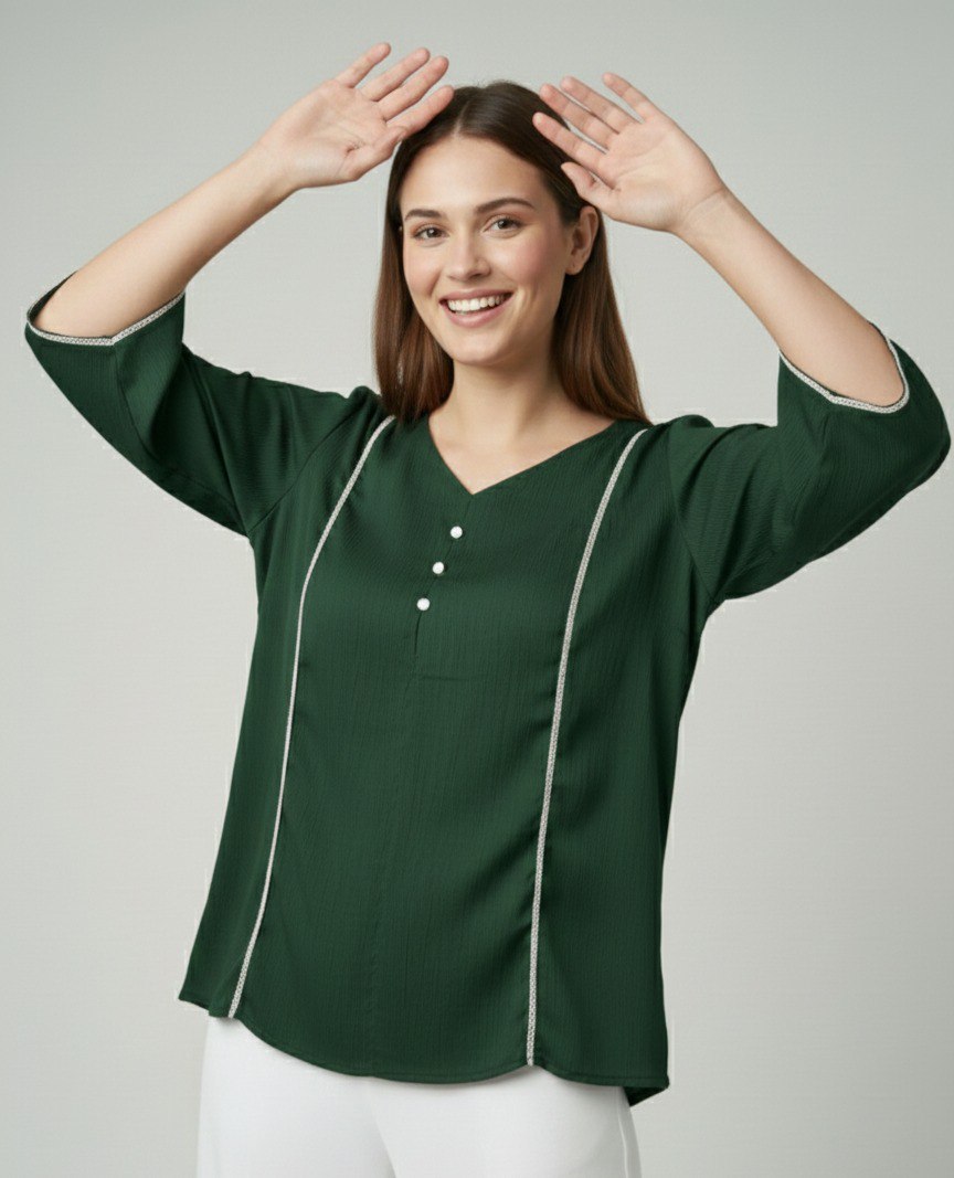 Woman Fnacy  Delta Silk Top & Tunic