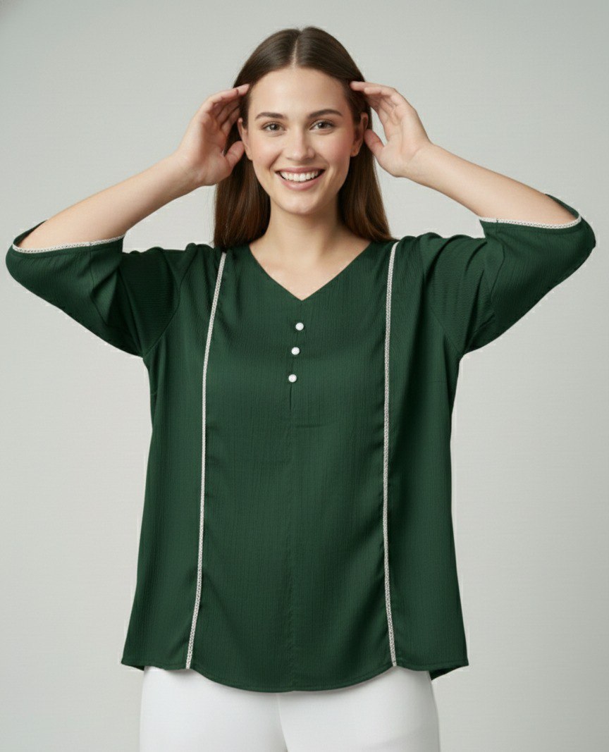 Woman Fnacy  Delta Silk Top & Tunic