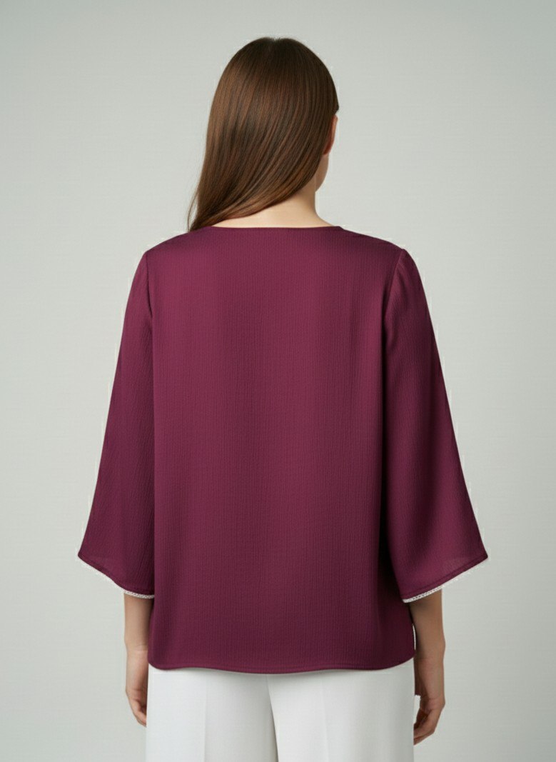 Woman Fnacy  Delta Silk Top & Tunic