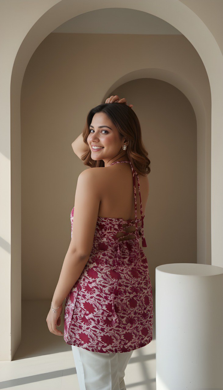 Woman Rayon Fancy Tunic & Top