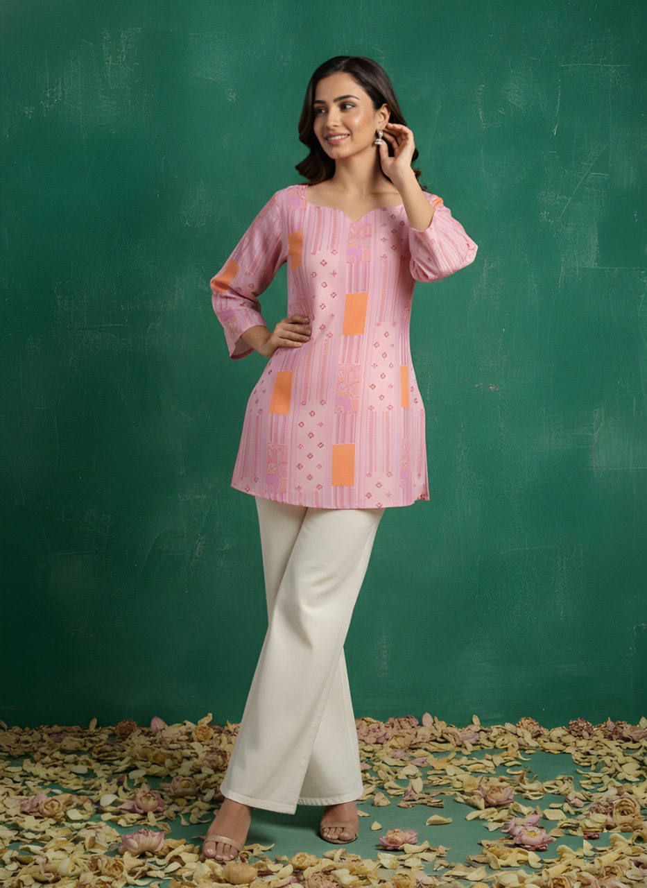 Woman Cotton Fancy Tunic & Top