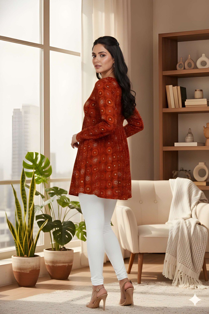 Casual Girls V-Neck Tunic Top